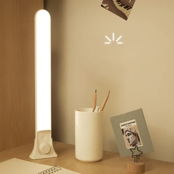 LED Senzor Lampa na Stenu Svetla na Čítanie, USB Nabíjateľné Stolná Lampa Prenosná Núdzové Svietidlo Plynule Stmievateľné Camping Svetlo
