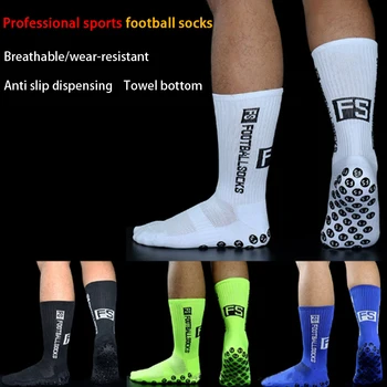 Lepené Futbal Ponožky Fs Proti Sklzu Pribrala Uterák Jediným Ponožky Outdoor Športové Ponožky