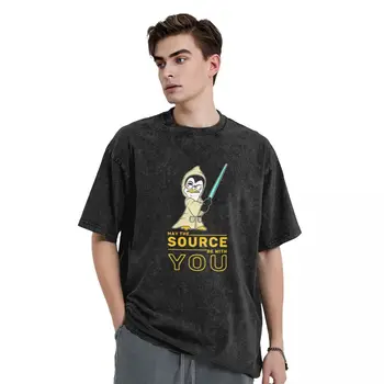Linux T-Shirt Lete Môžu Zdroj Byť S Vami Y2K Klasické T-Shirts Bežné Kawaii Tee Tričko Pre Človeka, Navrhnúť Oblečenie Veľká Veľkosť
