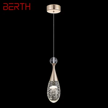 LÔŽKO Moderný Prívesok Lampa Originalita Ručne vyrobených Medúzy Crystal LED Luster Osvetlenie pre Spálňu, Jedáleň
