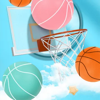 Macaron Tichý Lopty Basketbal, Futbal, Skákacie Stlmiť Lopty Basketbal Šport Loptu Deti Vianočný Darček