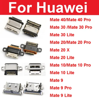 Micro USB Konektor Nabíjania Konektor Pre Huawei Mate 40 30 20 10 9 Pro Lite 20X Typ-C Nabíjanie Konektor Dock Socket Port Opravy Dielov
