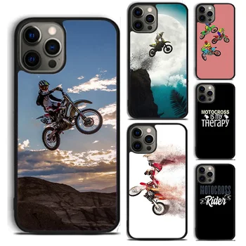 Moto Cross Motocykel Športové telefón puzdro Pre iPhone 15 14 6 7 8 Plus XR XS SE2020 Apple 11 12 13 mini Pro Max coque