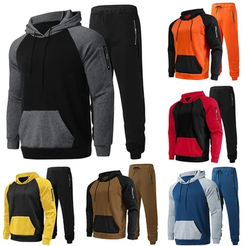 Muži Sweatsuit Sady 2023 zimné oblečenie Veľkoobchod Jogging Vyhovuje Sweatsuit Sady Tepláky Pre Mužov