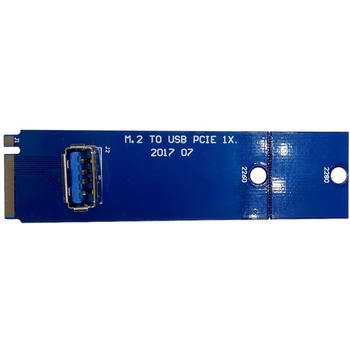 NGFF M. 2 USB 3.0 Žena Grafickú Kartu Adaptér Converter Pre Banské Pcie X16 Stúpačky Karty