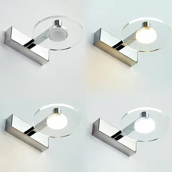 Nordic Moderné Nástenné svietidlo Hrdza-dôkaz Luminaria Kúpeľňa Vody Dôkaz, Zrkadlo na líčenie Svetlá Spálňa Domova LED Svietidlá