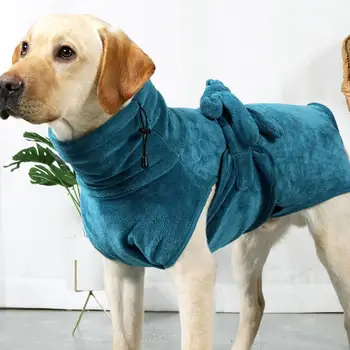 [ Novinky ] Pet Župan Silné Absorpčné Rýchle sušenie osuška Pet Sušenie Kabát Oblečenie Pre Malé a Stredne Veľké Psy