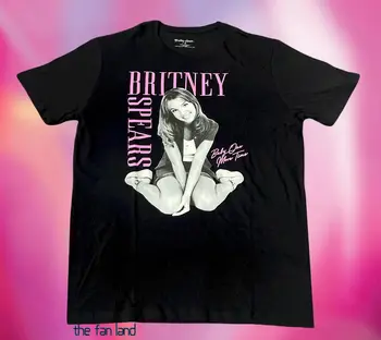 Nové Britney Spears Baby One more Time Čierne Pánske Klasické Ročník Koncertu T-shirt