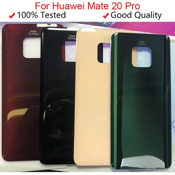 Nové Pre Huawei mate20 Pro Mate 20 Pro Batéria Sklo Zadný Kryt puzdro pre Huawei Mate 20 pro Batéria Bývanie Kryt mate 20Pro dvere