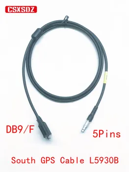 NOVÝ JUŽNÝ GNSS GPS RTK dátový kábel L5930B 5pins na DB9/F