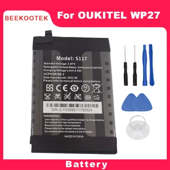 Nový, Originálny OUKITEL WP27 Vnútorné Batérie mobilného Telefónu, Batérie S117 Batérie Opravy Príslušenstvo Pre OUKITLE WP27 Smart Phone
