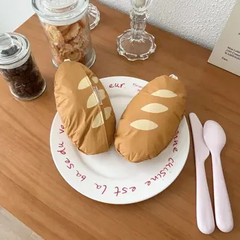 Nylon Francúzsky Chlieb Skladacia Nákupná Taška Zábavné Skladovanie Tašky Opakovane Cartoon Eko Taška Tote Bag Nepremokavé Potravín