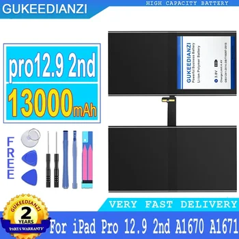 Náhradné 13000mAh pro12.9 2. High Capacity Batérie Pre iPad Pro 12.9 2. A1670 A1671 A1821 Pro12.9 2. Batérie