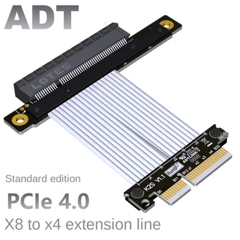 PCI-E x4 Predlžovací Kábel Adaptéra x8 8x 4x PCIe4.0 Vysokej Rýchlosti, stability môže byť rozšírená o 1U
