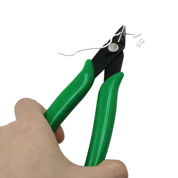 PLATÓN 170 Americké elektronické nožnice tryska kliešte DIY nástroj model kliešte mini uhlopriečka rezanie nippers Multicolor