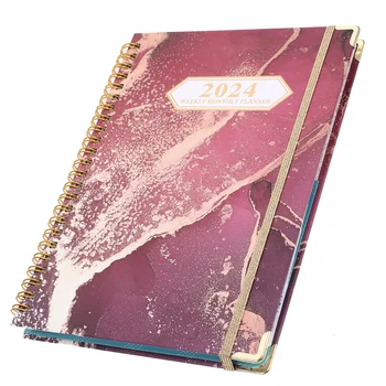 Plánovač Notebook Daily Note Book Akademického Plánovač Písanie Notebook Dekoratívne poznámkový blok pre Plánovanie