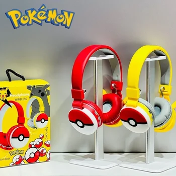 Pokémon Pikachu Bluetooth Slúchadlá Bezdrôtové Slúchadlá Anime, Komiksu, Stereo Slúchadlá Slúchadlá S Mikrofónom Hottie Y2k Módne Dary