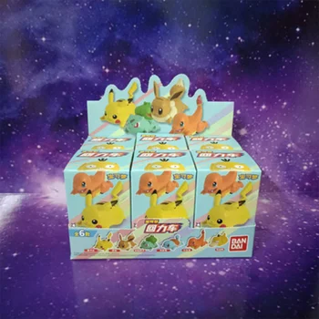 Pokémon Pikachu Vytiahnuť Späť Auta Eevee Elf Anime Zber Bábiky Hračky Akcie Obrázok Zberateľskú Modelu Deti Darček 1PCS Náhodne