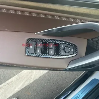 Pre BMW X1 2023 ABS Skla Dverí Prepínač Ochrany Panel Dekoratívne Rám