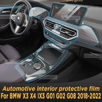 Pre BMW X3 X4 IX3 G01 G02 G08 2018-2022 Prevodovka Panel Navigácia Automobilový priemysel Interiér Obrazovke Ochranný Film TPU Anti-Scratch