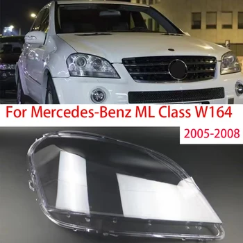 pre Mercedes-Benz W164 ML350 500 2005-2008 Strane Svetlometov Kryt Objektívu Vedúci Svetlo Transparentné Tienidlo Shell Sklo