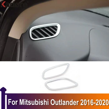 Pre Mitsubishi Outlander 2016 2017 2018 2019 2020 Klimatizácia Ventilačné Kryt Výbava Interiérové Doplnky Auto Styling ABS Matný