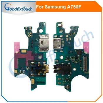 Pre Samsung A7 2018 A750 A750F Nabíjanie pomocou pripojenia USB Nabíjací Port Konektor Doku Flex Kábel Páse s nástrojmi Pre Samsung A750F Náhradné Diely
