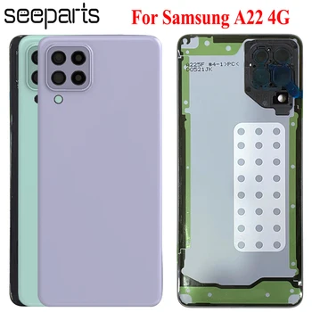 Pre Samsung Galaxy A22 4G Späť Kryt Batérie Dvere, Zadné Bývanie Náhradné Diely Pre Samsung A22 Kryt Batérie S Objektívom