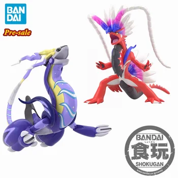 Pôvodné BANDAI Rozsahu Svete Pokémon Scarlet a Fialová Miraidon Koraidon Anime Obrázok Hračky Paldea Regióne Pocket Monster PVC Bábika