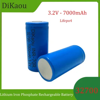 Pôvodné Lifepo4 32700 3.2 V Lítium-Železo-Fosfát Battery7000mAh35A Kontinuálne Vypúšťanie Do To55A Vysoký Výkon Elektrický Nástroj Batérie