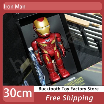 Pôvodné Marvel Iron Man Inteligentný Robot Mk50 Známky Avengers Infinity 30 cm Vojny Verzia Bábika Filmové Postavy App Riadenie Hračky