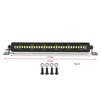 RC Auto Strechy Lampa 24 36 LED Svetlo, Bar Na 1/10 RC Crawler Axial SCX10 90046/47 SCX24 Wrangler D90 TRX4 Časti Tela