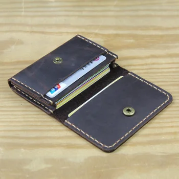 Ručné Originálne Kožené Peňaženky Karty Držiteľa Mužov malú Kabelku Úverové ID karty Ženy Obchodného prípadu MC-412