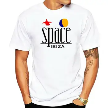 Space Ibiza Klubov Dom Pacha White Island Vintage Unisex Ženy Tričko 669 Moderný Streetwear Tee Tričko