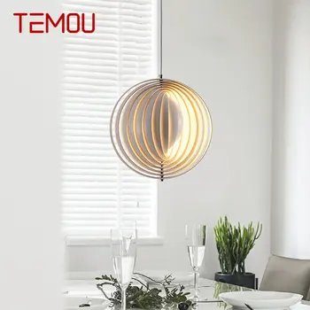 TEMOU Nordic Nezávislá Lampa LED Tvorivé Svietidla Luster Dekoratívne Pre Domáce Jedáleň, Bar Schody