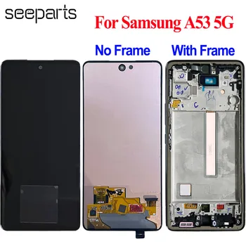 Testované Pracuje Pre Samsung Galaxy A53 5G LCD Displej S Dotykovým displejom Digitalizátorom. Montáž A53 LCD SM A536B A536U Displej