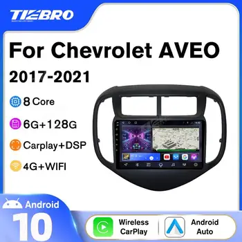Tiebro autorádia Pre Chevy Chevrolet AVEO Sonic 2017-2021 2DIN Android10.0 Car Stereo Bluetooth Stereo Prehrávač prijímač Carplay