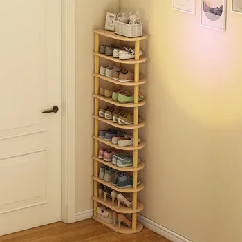 Topánky Modul Jednoduché Dvere Domácnosti Multi-Layer Úložný Stojan Úsporné Malé Obuvi Rack Krytý Krásnom Kúte Botníku