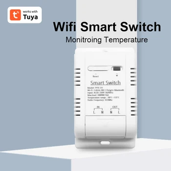 Tuya WiFi Teplotu, 16A Prepínač 3000W s Spotreby Energie Monitorovanie Inteligentný Termostat Pracovať s Alexa Domov