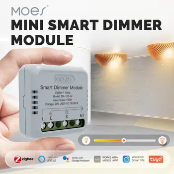 Tuya Zigbee Dimmer Prepínač AC90-250V 1/2Gang Istič Smart Home Aplikáciu Diaľkové Ovládanie Alexa Domovská stránka Google Voice,Hub Potrebné