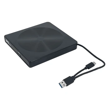 Typ-C, USB-C USB3.0 DVD Napaľovačka diskov Multifunkčný Mobilný Notebook Externej Optickej Jednotky Vonkajšie Jednotky