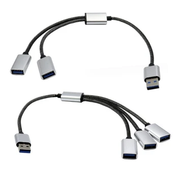 USB Hub, na 3/2 Port USB 2.0 HUB Viacerých OTG 3/2 Port USB Power Plnenie Hub Kábel Konektor pre Adaptér