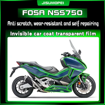 Vhodné pre Honda Fosa 750 neviditeľné auto kabát, laku, orgán ochrany nálepky, odolné proti poškriabaniu a samostatne oprava TPU