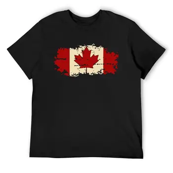 Vlajka kanada - Zábavné Kanadský Javorový List - Vlastenecká 1. júl Deň Kanady Pride Novinka Pánske Tričko T-Shirt Mužov Bežné T-Shirts