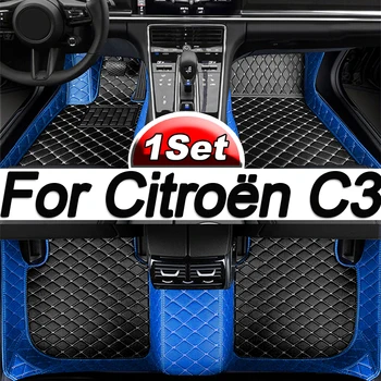 Vlastné Auto Podlahové Rohože Pre Citroën C3 Auto Príslušenstvo Nohy Koberec