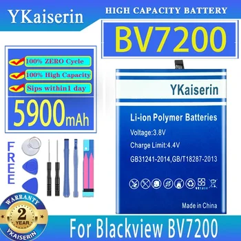 YKaiserin Batérie BV7200 (Li676281HTT) 5900mAh Pre Blackview BV7200 Bateria