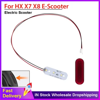 Zadné Svetlo Lampy Zadný Blatník LED zadné svetlo Červená Shell Kryt pre HX Elektrický Skúter X7 X8 KickScooter Diely Príslušenstvo