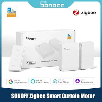 Zigbee Smart Záves Motora SONOFF Smart Home Diaľkové Ovládanie Opony Prepínače Podporuje Ewelink Alexa Domovská stránka Google Alice App