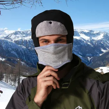 Zimné Odnímateľný Maska Nepremokavé Thermal Fleece Cap Outdoorové Športy na Koni, Lov Horolezectvo Turistika Teplé Vetru Klobúk 54-60 cm