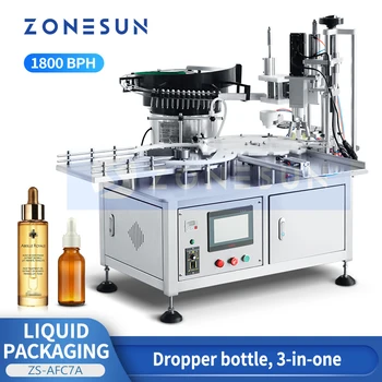 ZONESUN ZS-AFC7A 3 v 1 Automatické Kvapkadla Fľaše Esenciálny Olej Parfum Eyedrop Liquid Náplň, Obmedzenie Stroj